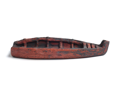 Ceramic Boat Red