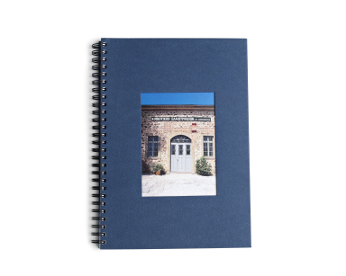 The Museum of Industrial Olive-Oil Production on Lesvos spiral notepad - 80 pages