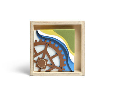 "Watermill" picture Frame 15x15cm