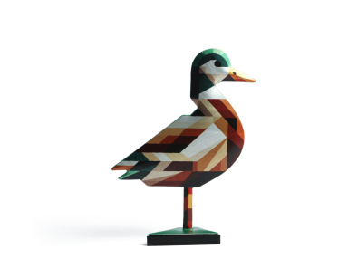 Aluminum Table Decorative Mallard
