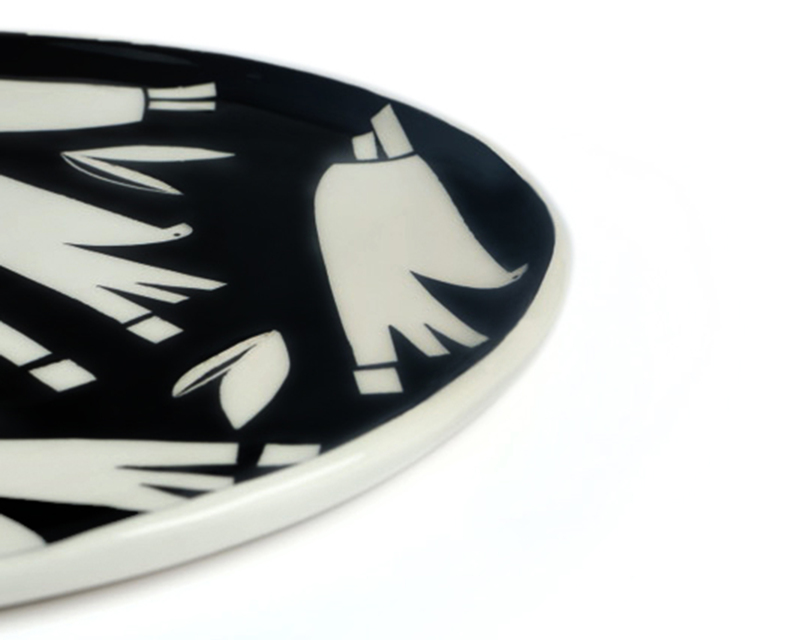 Ceramic Dish with Birds 1