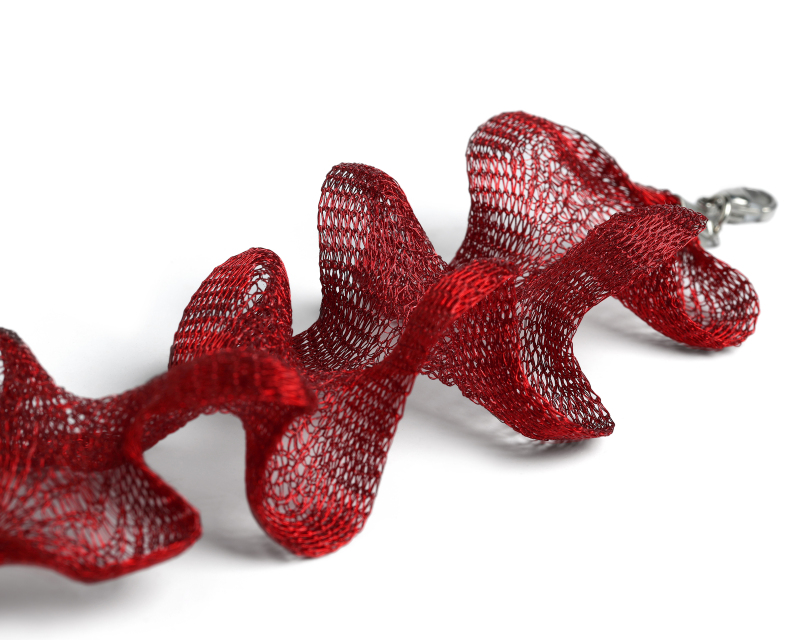 Βραχιόλι Κυματιστό Κόκκινο 1