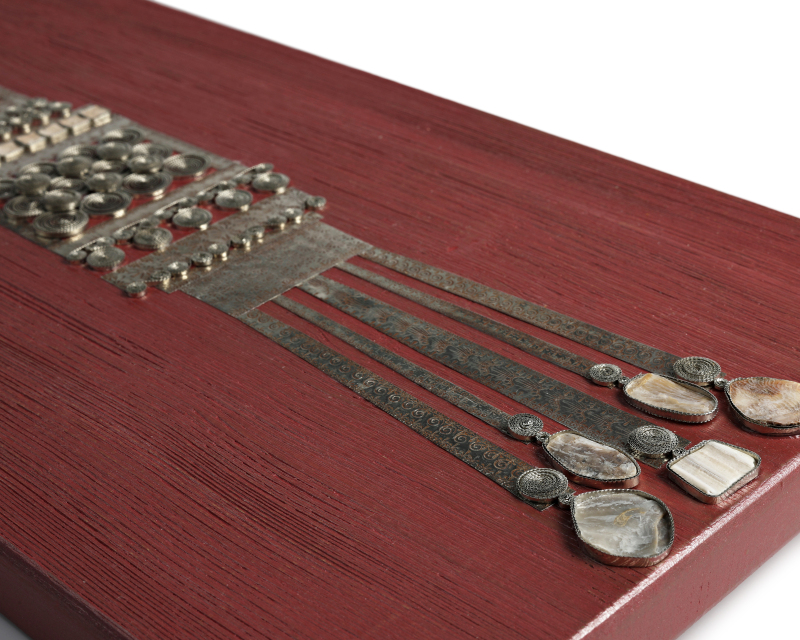 Κάδρο με Συρματερή 19x40εκ. Μπορντό 1