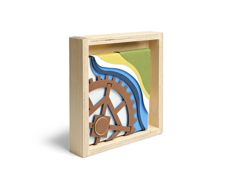 Κάδρο Νερόμυλος 15x15εκ. 1