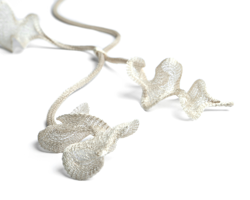 Κολιέ Κυματιστό Άσπρο 1