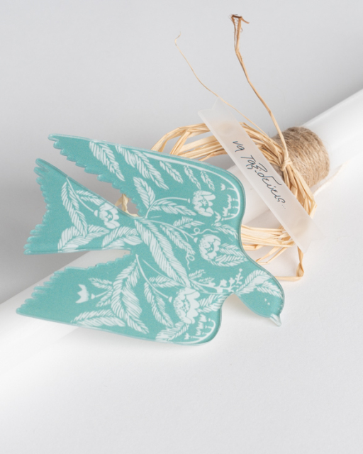 Λαμπάδα Plexiglass Πουλί Πράσινο 1