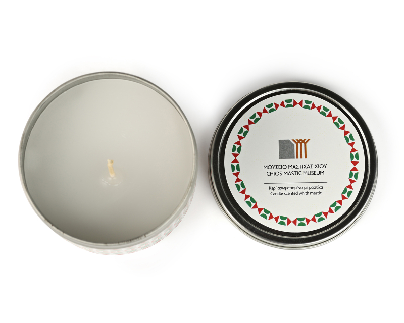 Candle with Chios Mastic Scent 1