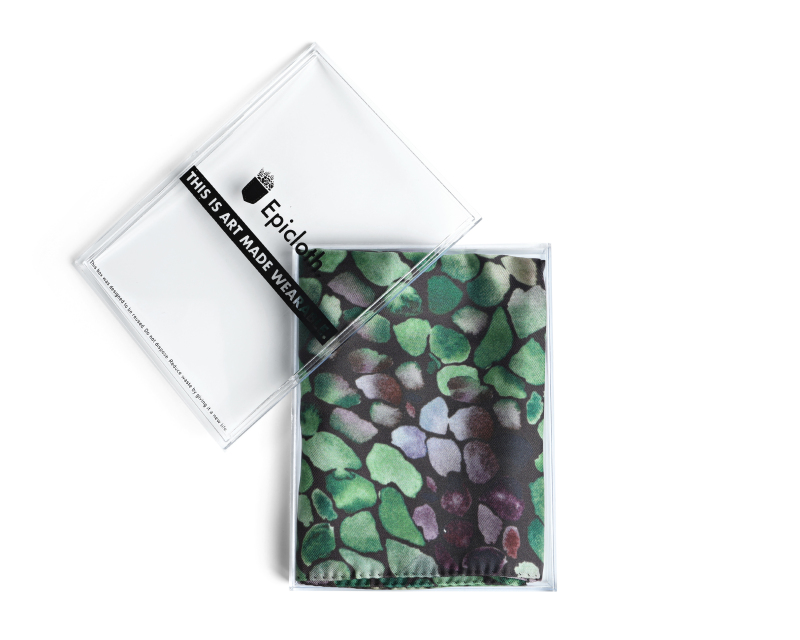 Μεταξωτό Μαντήλι Σταγόνες Μαστίχας 160x35εκ. 1