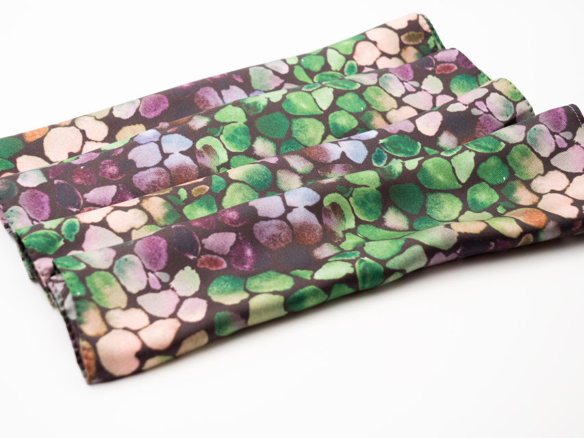 Μεταξωτό Μαντήλι Σταγόνες Μαστίχας 160x35εκ. 2