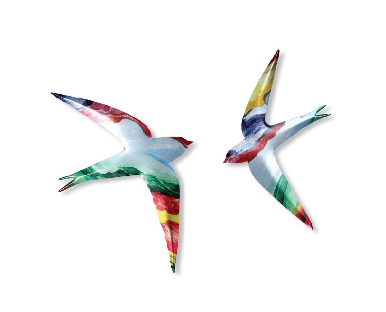 Wall Hanging Decorative Apus apus 25x33 cm R 2