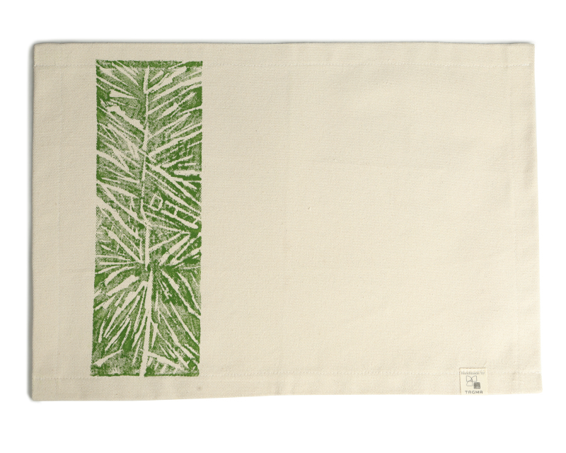 Placemat Handmade Fabric Green
