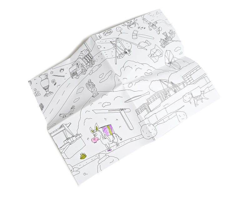 Coloring Poster Marble-Craft Museum 1