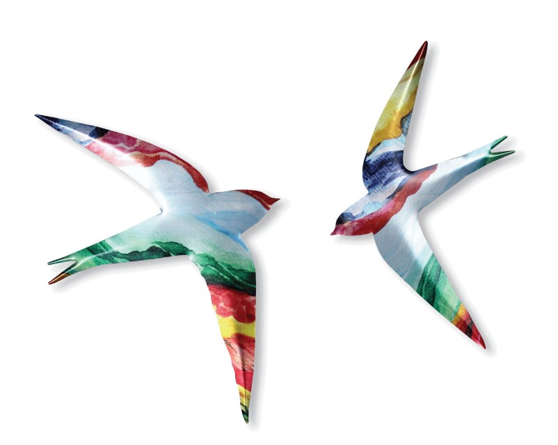 Wall Hanging Decorative Apus apus 25x33 cm R 1