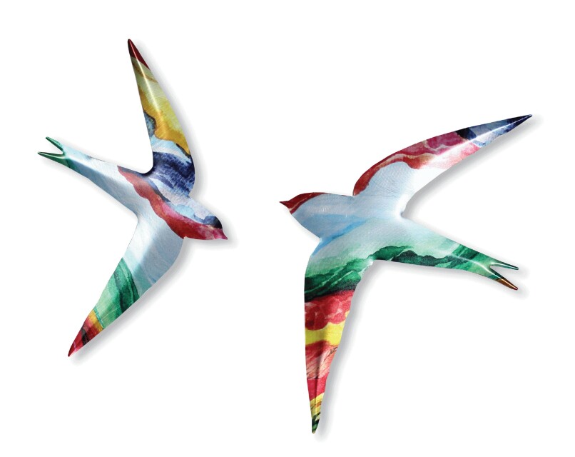 Επιτοίχιο Διακοσμητικό Σταχτάρα 25x33εκ. L 3