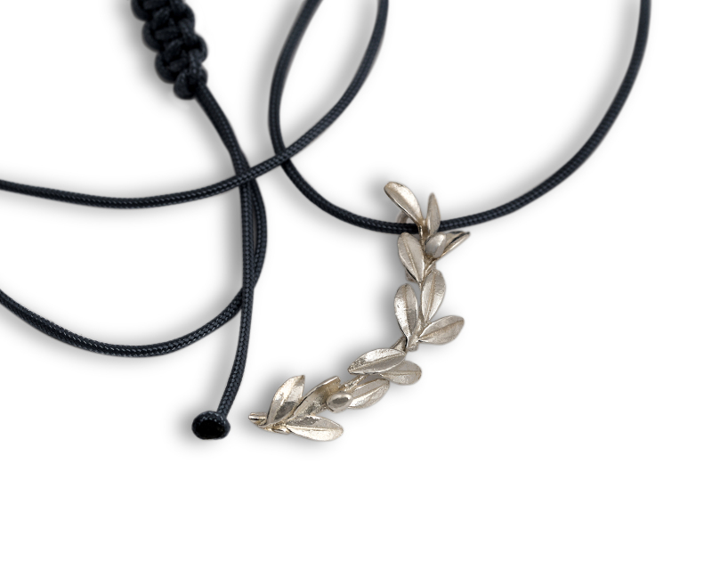 Μενταγιόν Κλαδί Ελιάς 1