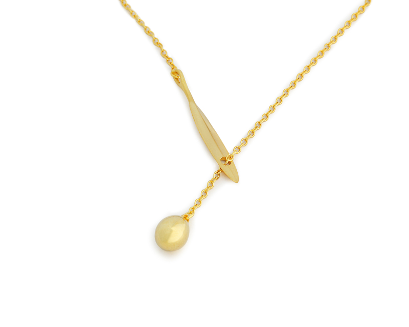 Μενταγιόν Καρπός και Φύλλο Ελιάς 1