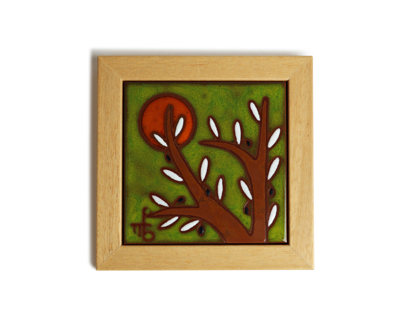 Κάδρο Κεραμικό Ελιά Βαλσαμάκη 13x13εκ.