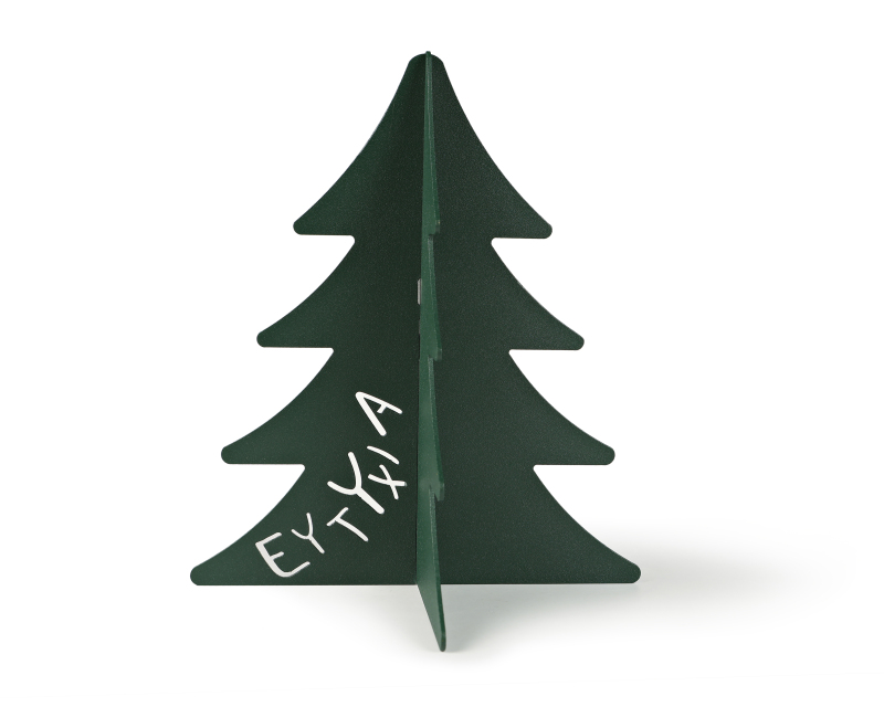 Δέντρο Ευτυχία Μεταλλικό Πράσινο 20cm