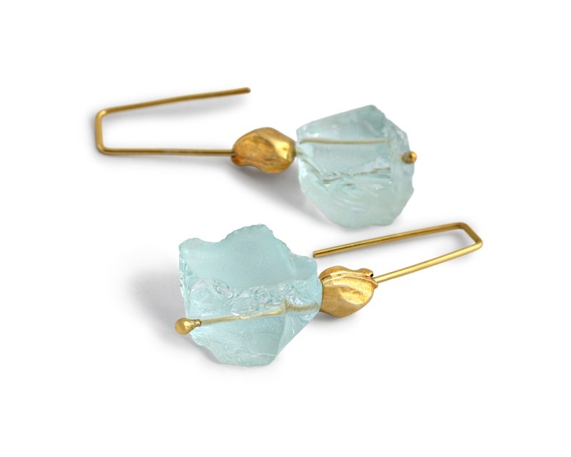 Σκουλαρίκια Aquamarine 1