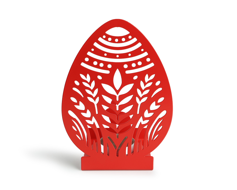 Egg Shaped Candle Holder with Bunny