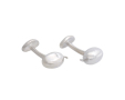 Silver Olive Cufflinks 0