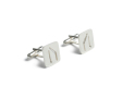 Silver Mastic Tear Cufflinks 0