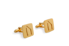 Gold-plated Mastic Tear Cufflinks 0