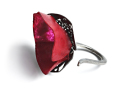 Ring with Red Flower 1