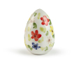 Ceramic Egg with Multicolored Flowers 0