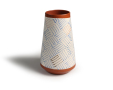 Ceramic Vase with Linear Designs 0